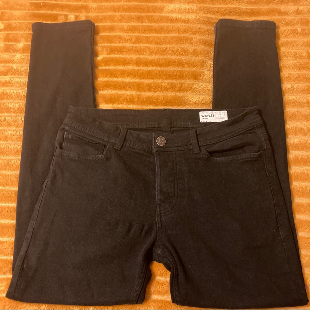 Denim Co Womens Black Skinny Jeans Size W32/L32 EUR 40 Excellent Condition!